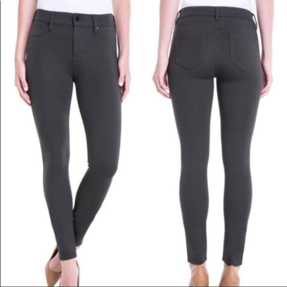 Liverpool Jeans‎ Company Winter High Waist Black Slim Ankle Ponte Pants 12 or 31